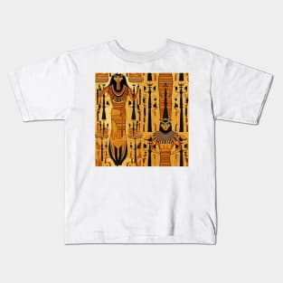 Ancient Egyptian Pattern 13 Kids T-Shirt